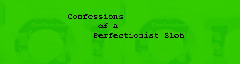 Confessions of a Perfectionist Slob