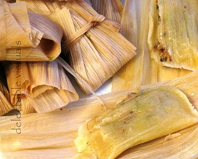 Vegetarian Tamales: Steamed Corn-husk Wrapped Snack with Tempeh