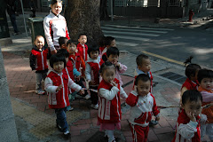 School children out for a walk