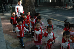 School children out for a walk