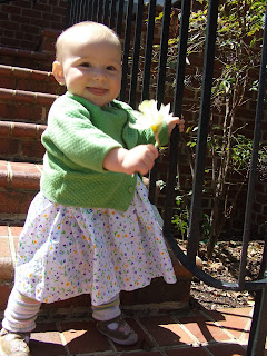 Sierra with a daffodil, Woodberry Forest School