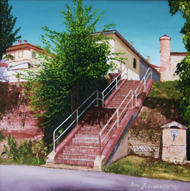 La scaletta dei bastioni di Bosco Marengo