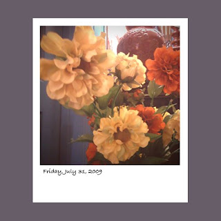 iPhone polaroid flowers