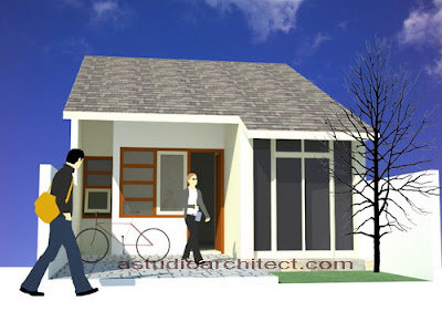 Desain Rumah Gratis on Desain Rumah Gratis  Rumah Dengan Tempat Usaha Didepan Dengan Lahan 6