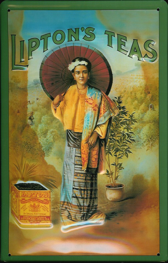 El Origen del Mundo Tea Vintage Metal Tin Signs