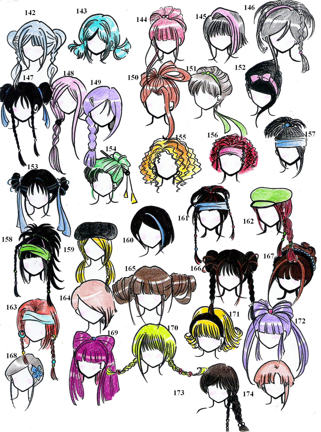 So... how u can see... the female hair have a big variety from when u can