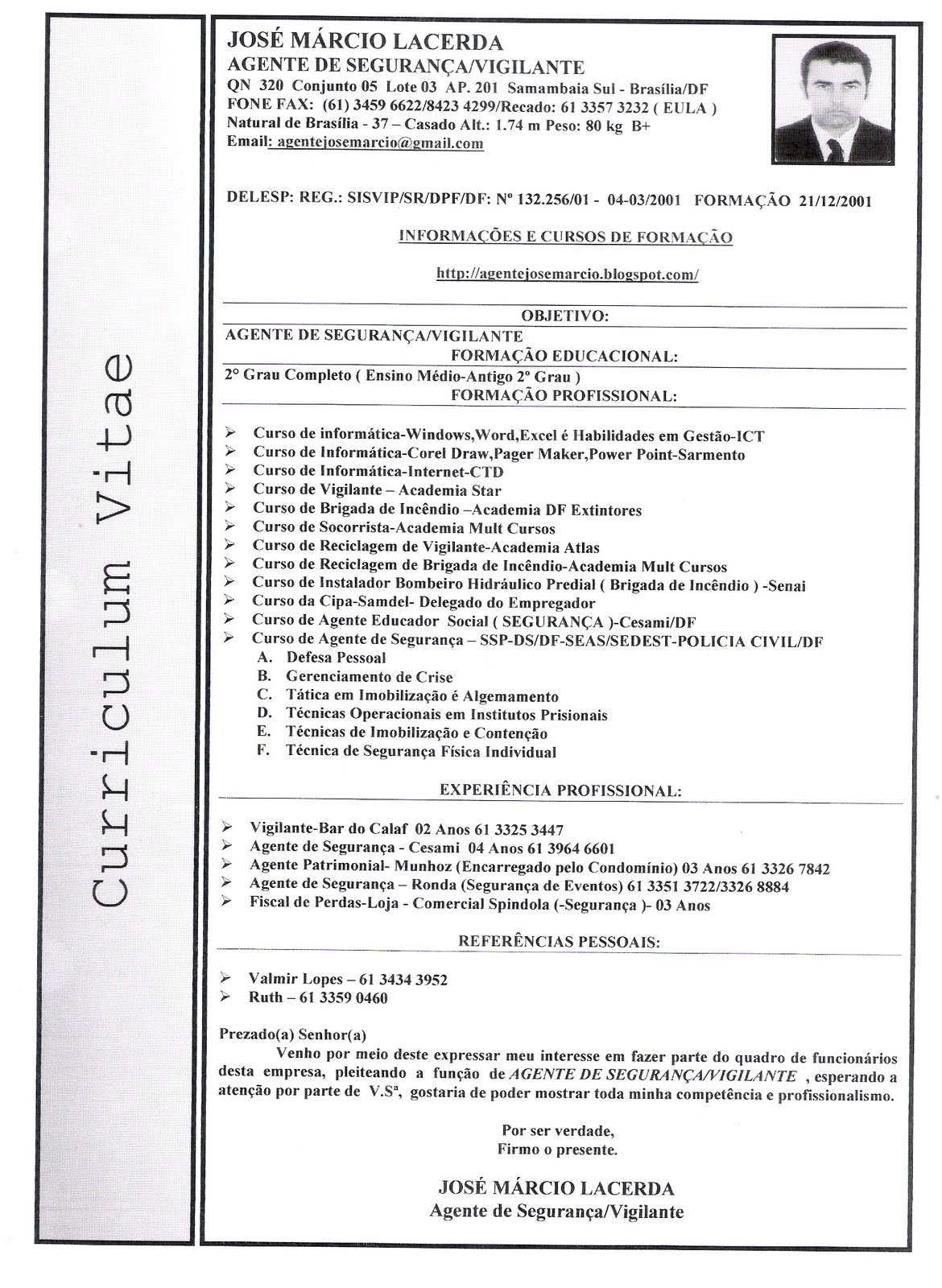 Curriculum vitae pdf image