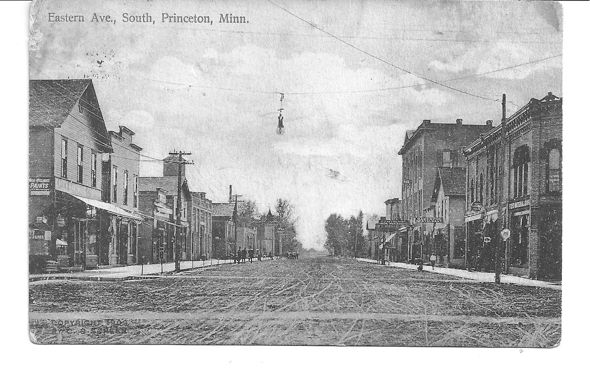 MyFamilyRootsRunDeep A Vintage Postcard of Princeton Minnesota adds