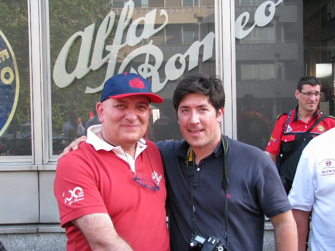 Maurizio Monti - Squadra Automobilismo Storico Alfa  Romeo e piloto  e Marco Pestana