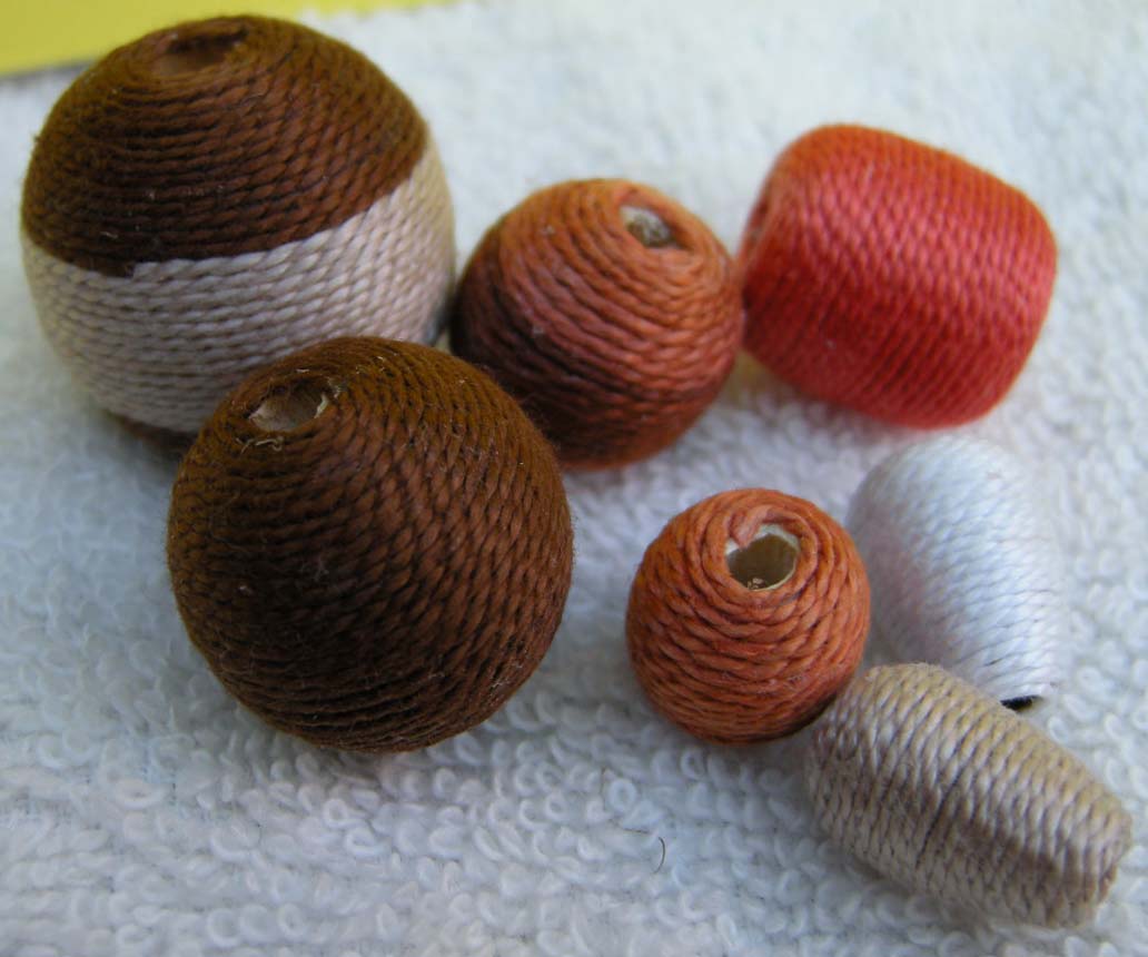 One Crafty Girl Named Lori String Wrapped Beads