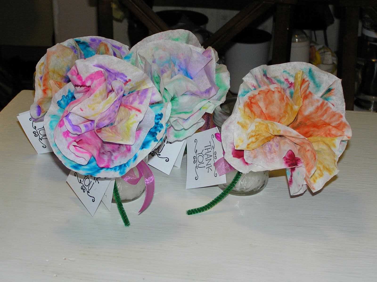 Aunt CindyLand Quilting Time Out Coffee Filter Flowers
