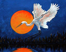 Full Moon Egret