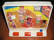 BASQUET MECANICO A CUERDA DE TOP TOYS (DECADA DEL 70).