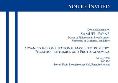 Dissertation Defense Party