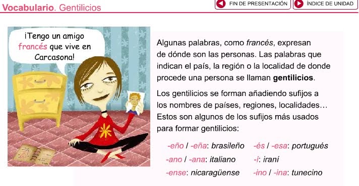 CIFRAS Y LETRAS: Los gentilicios (4º)