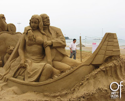 Unique Sand Sculptures  Around The World