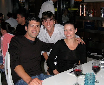 dinner with louis, jen and alex at Portofino Restaurant in Auckland, NZ