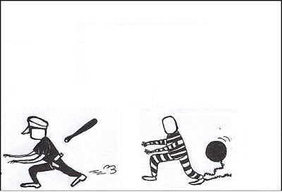 dinosaur,cop,prisoner,cartoon,webcomic