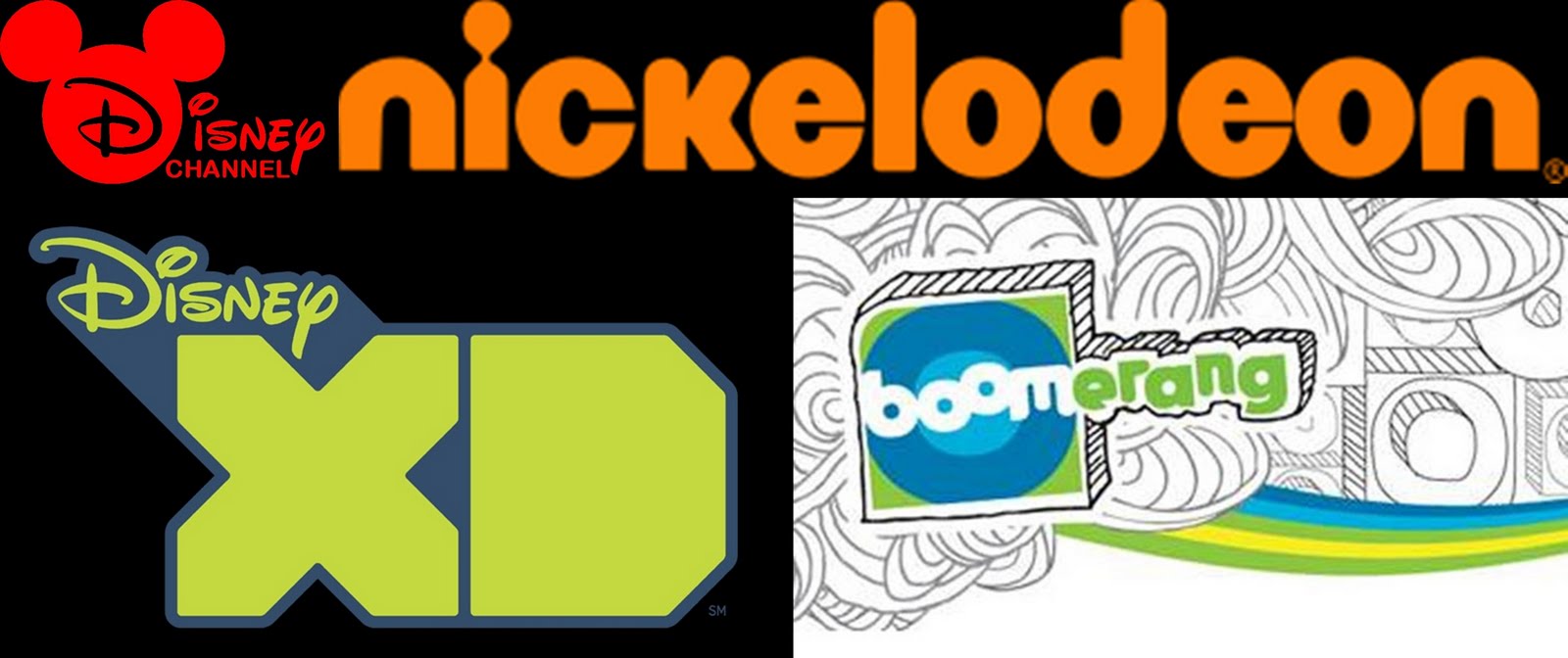 NDBDC: Nickelodeon, Disney Channel, Boomerang, Disney XD e Cartoon Network