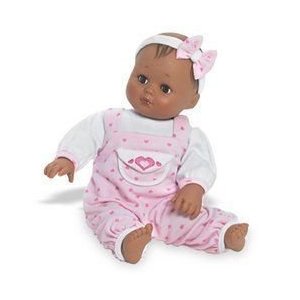 black baby doll toy