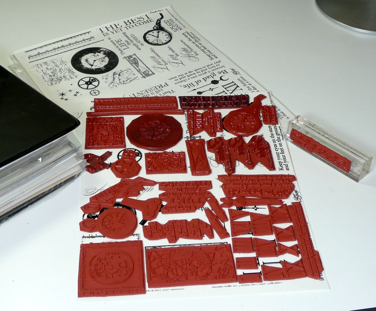 Lift Bridge Cards and Crafts Organization tip 3 Rubber stamp storage