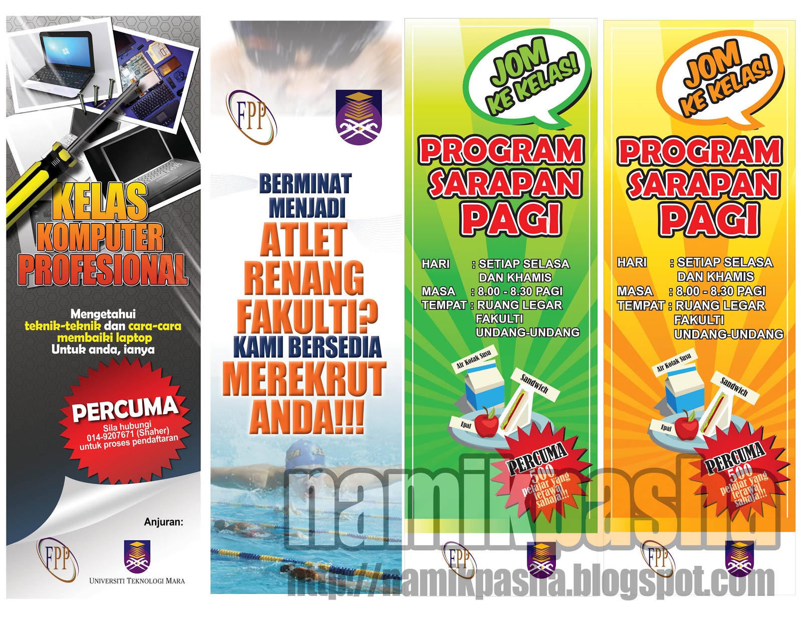 [Design Job] Banner dan Bunting Design untuk program di