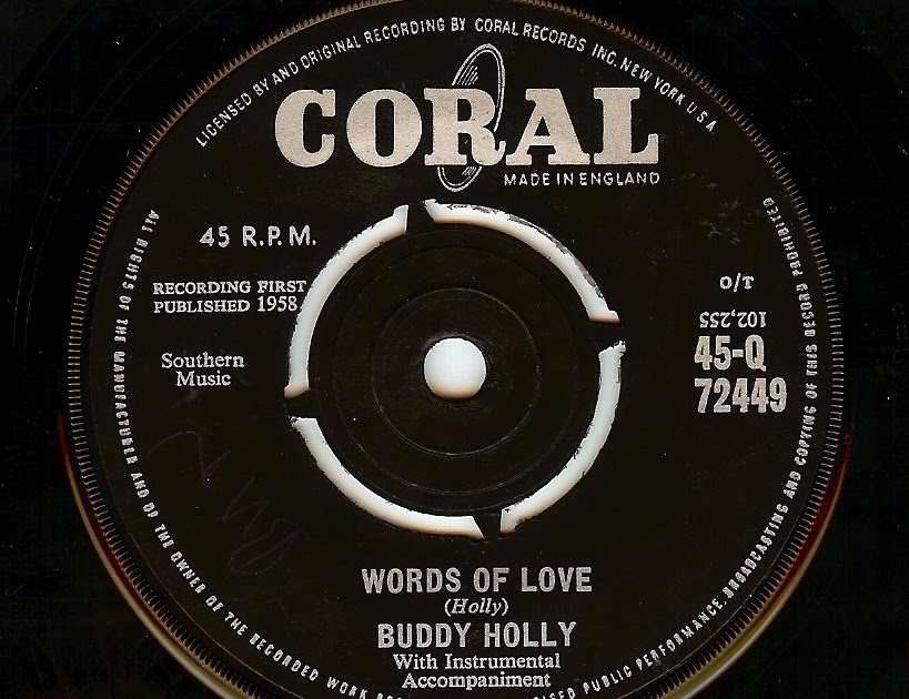 Buddy Holly - Words Of Love - Mailman Bring Me No More Blues Buddy Holly - Words Of Love - Mailman Bring Me No More Blues