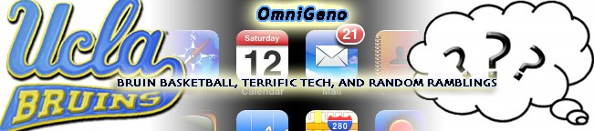 OmniGeno - Musings about UCLA sports, Apple, Mac, iPod, iPhone, and Life