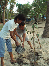 KARANG TARUNA SURALAYA RINDANGKAN PANTAI KELAPA TUJUH