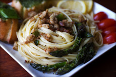 Lemon Asparagus Linguine from RHIW