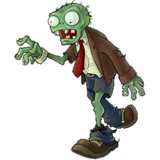 Plants Zombies Coloring Pages on Vs Zombie Papercraft 002 Plants Vs  Zombies Office Worker Zombie