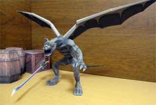 Light Gargoyle Papercraft