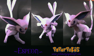 Pokemon Espeon Papercraft