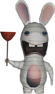 Raving Rabbid Papercraft