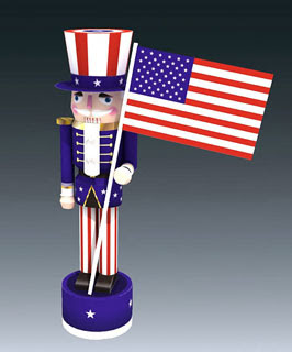 Uncle Sam Papercraft