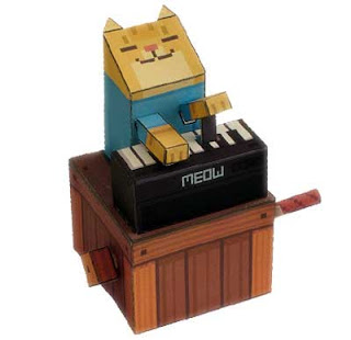 Keyboard Cat Papercraft