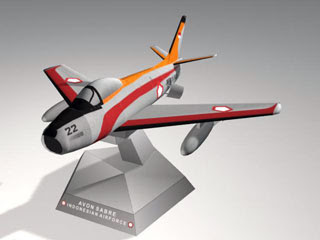 F86 Sabre Papercraft