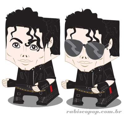 Michael Jackson Paper Toy