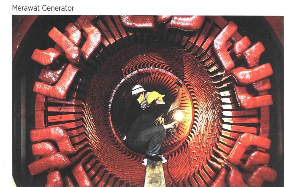 Inside Power Station Generator Auxiliary System