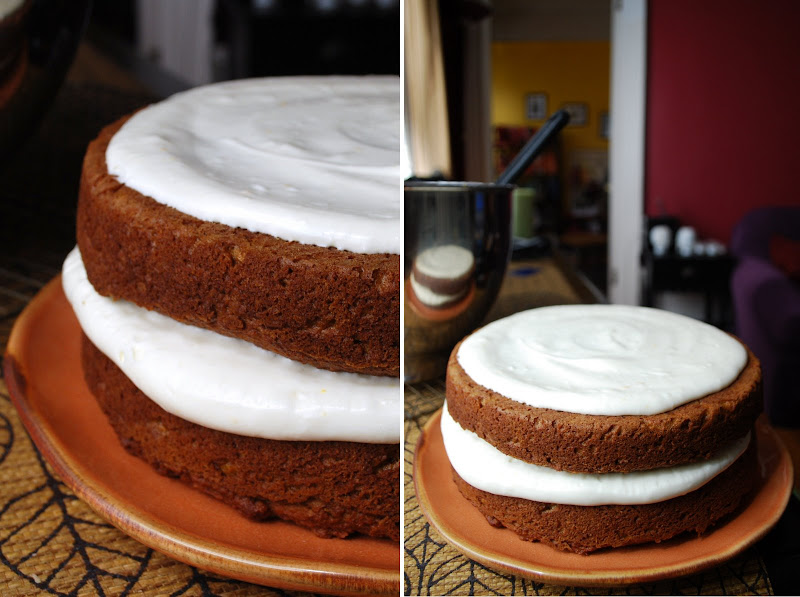 Carrot Pulp Cake with MapleOrange Cream Cheese Frosting Always Order