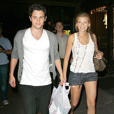 blake lively y penn badgley. Blake Lively Shooting for