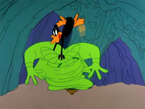 Cartoon Vergleich Ali Baba Bunny
