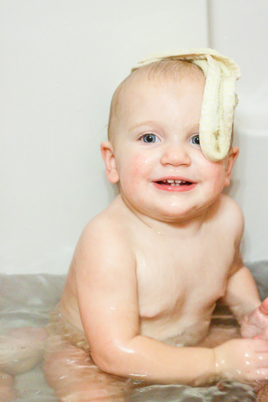 We love bath time in our house! title=