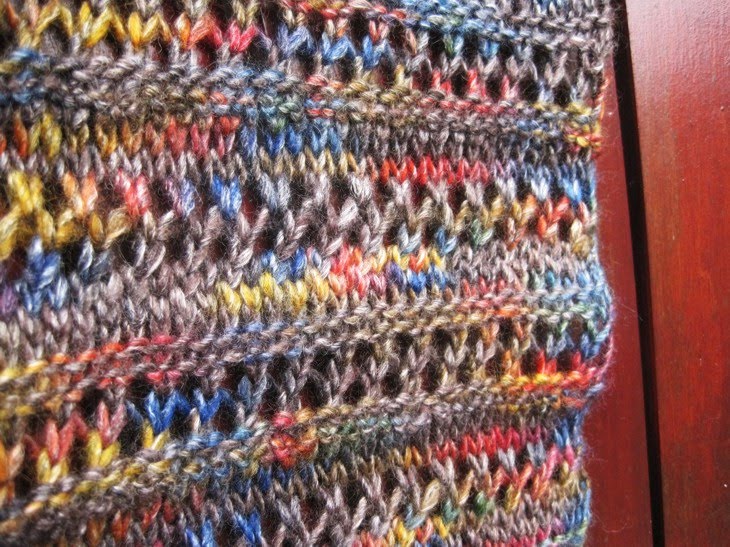 How to do an Easy Knitting Stitch that Looks Great in Variegated Yarn 