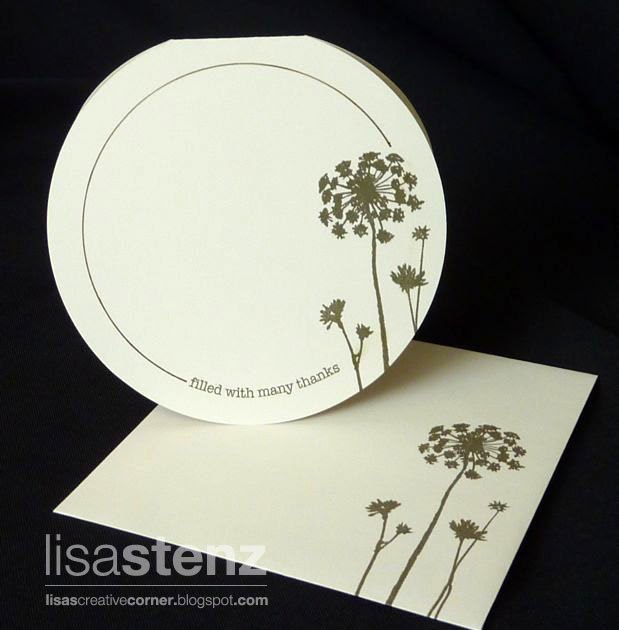 Lisa’s Creative Corner Simple Circle Card