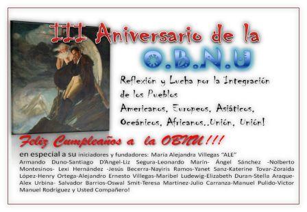 LA OBNU ESTÁ DE CUMPLEAÑOS 11/11/2006