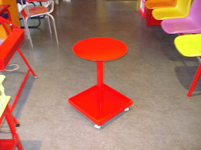 table sur roulettes