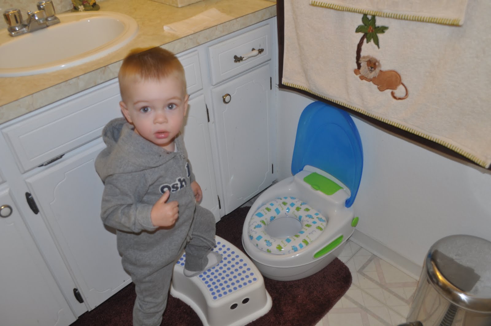 The Golbecks Riley Pooped on the Potty