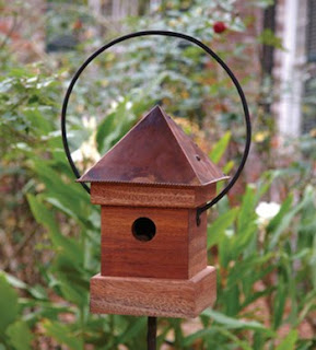 Copper Roof Lantern Loft Bird House