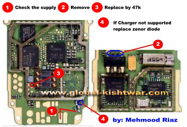 mobile repairing solutions 2610 2626 not charging problem